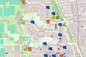 Interaktive Müllkarte
